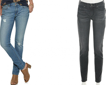 Women’s Sonoma Goods For Life Supersoft Stretch Midrise Skinny Jeans – Just $19.99!LAST DAY to Earn Kohl’s Cash!