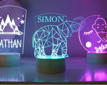 Personalized Kid’s Night Light Only $23.99 Shipped! (Reg. $40)