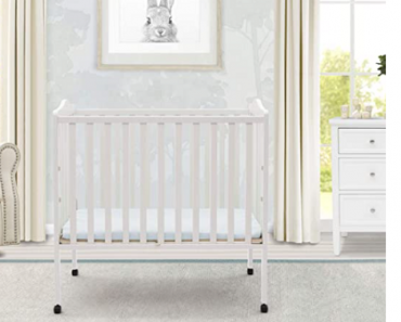 Delta Children Folding Portable Mini Baby Crib with Mattress Only $86.51 Shipped! (Reg. $136)