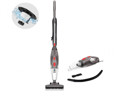 4-in-1 Upright Stick Vacuum Cleaner with HEPA Filters – Just $24.78!