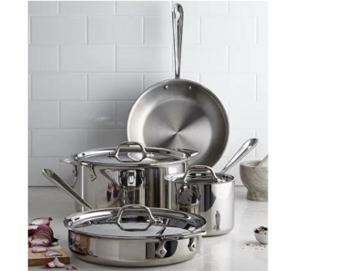 All-Clad Stainless Steel 7-Pc. Cookware Set Only $299.99 Shipped! (Reg. $840)