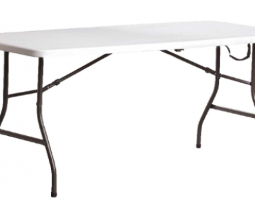 Ace Hardware: 6′ Rectangular Fold in Half Table Only $30!