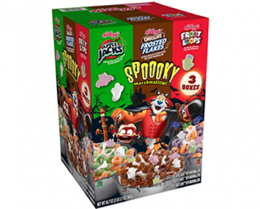 Kellogg’s Halloween Edition Breakfast Cereal, Variety Pack (34.7 oz.) – Just $4.98! Free shipping!