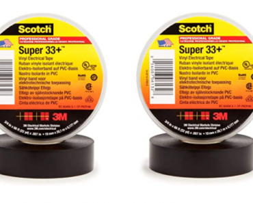Scotch Super 33+ Vinyl Electrical Tape, 3/4 in x 66 ft Only $3.27! (Reg. $9.90)