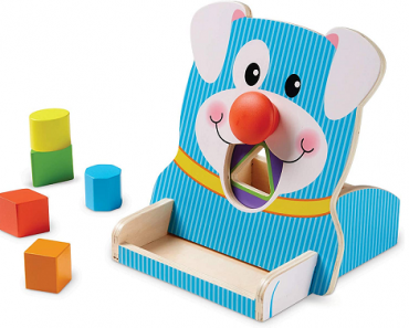 Melissa & Doug First Play Wooden Spin & Feed Shape Sorter Only $10.82! (Reg $16.99)