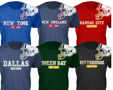 Men’s Awesome Football Helmet T-Shirts Only $14.99 Shipped!