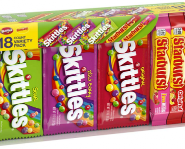 Skittles & Starburst Candy Full Size 18 Count Only $11.92!