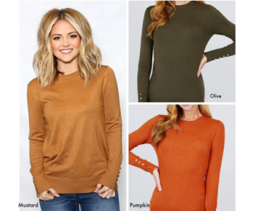 Women’s Favorite Fall Sweater Only $15.99!