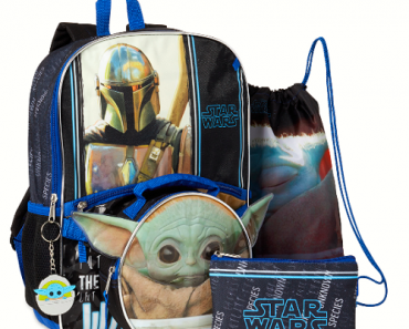 Star Wars Baby Yoda 5 Piece Backpack Set Only $11!