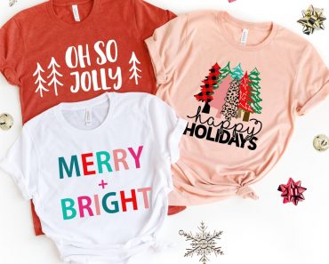 Merry and Bright Tees – Only $14.99!