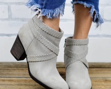 Criss Cross Strap Booties – Only $20.99!