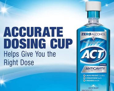 Get THREE Act Anticavity Fluoride Mouthwash, Arctic Blast, 18 Oz for Only $7.18!
