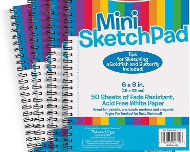 Melissa & Doug Mini-Sketch Pad Bundle (4 Pack) – Only $8.77!
