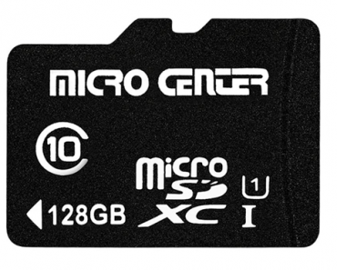 Micro Center 128GB Class 10 Micro SDXC Flash Memory Card with Adapter – Just $13.99!