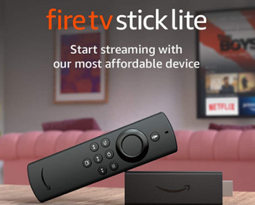Fire TV Stick Lite with Alexa Voice Remote Lite – No TV Controls – HD Streaming Device – Just $17.99!