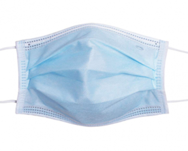50-Count 3-Ply Disposable Face Masks w/ Ear Loops – Just $4.49!