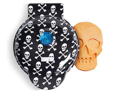 Dash Mini Skull Shaped Waffle Maker Machine – Just $14.99! In stock for Halloween!