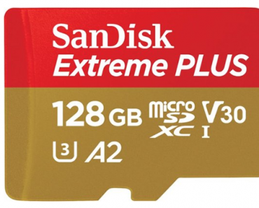 SanDisk Extreme PLUS 128GB microSDXC UHS-I Memory Card – Just $33.99!