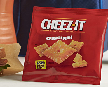 Amazon: Cheez-it Crackers, 1oz Pack, 40 Packs/Box – ONLY $10.67 + FREE Shipping!