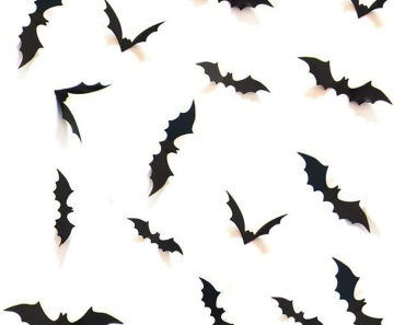 Halloween Decorative Scary Bats Wall Decal (28 Pack) Only $11.99!