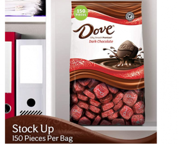 DOVE PROMISES Dark Chocolate Candy 43.07 Ounce 150-Piece Bag Only $14.20 Shipped!