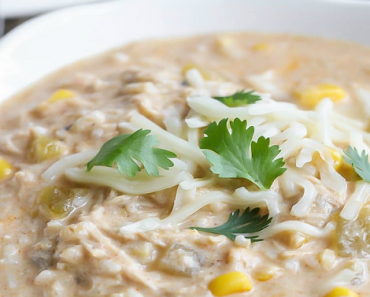 Our Go To Cold Weather Soup – Creamy Chicken Enchilada Soup!