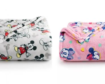 The Big One Oversized Disney Supersoft Plush Throw – Just $8.50! LAST DAY!