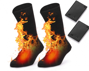 Battery Powered Cold Weather Heat Socks – Just $14.39! FREE Shipping!