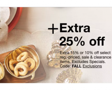 Macy’s Fall Sale: Take an Extra 25% off TONS of Items!