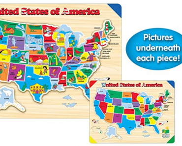 The Learning Journey Lift & Learn USA Map Puzzle Only $10.93 Shipped! (Reg. $26)