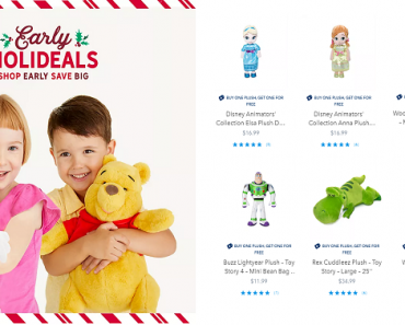 Shop Disney: Buy One Plush Get One FREE!