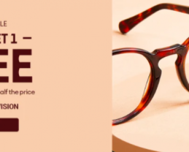 BOGO Free Prescription Glasses at EyeBuy Direct! Get TWO Pairs For as Low as $15!