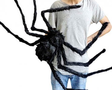 5ft Giant Huge Black Spider Halloween Decoration Only $8.99 Each! (Reg $14.99)