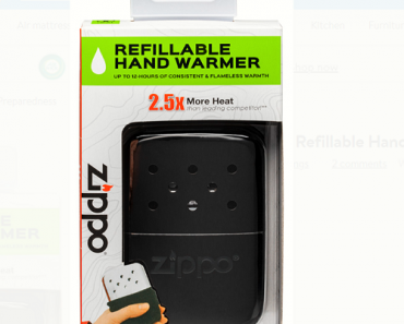 Zippo 12 Hour Refillable Hand Warmer Only $9.87! (Reg. $23)