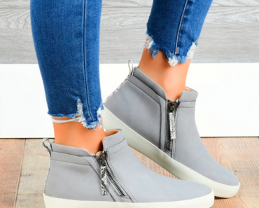 Comfort Sole High Top Sneakers (Multiple Colors) Only $30.99! (Reg. $89.99)