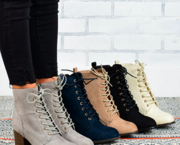 Lace-Up Booties Only $36.99 + FREE Shipping!! (Reg. $89.99)