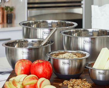 Viking 10-Piece Stainless Steel Mixing, Prep and Serving Bowl Set Only $24.98!