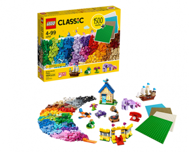LEGO Classic Bricks & Plates 11717, 1504 Pieces – Just $39.97! Walmart Big Save Event!
