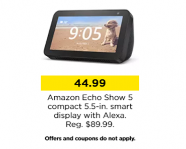 KOHL’S BLACK FRIDAY SALE! Amazon Echo Show 5 Compact 5.5-in. Smart Display with Alexa – Just $44.99!