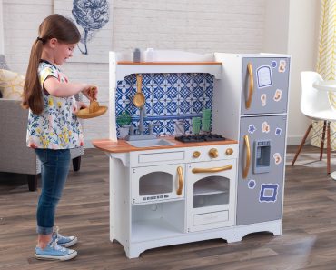 KidKraft Mosaic Magnetic Play Kitchen with 8 Piece Accessory Play Set – Only $99.99!