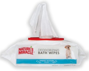 Nature’s Miracle Deodorizing Bath Wipes for Dogs Just $5.60!
