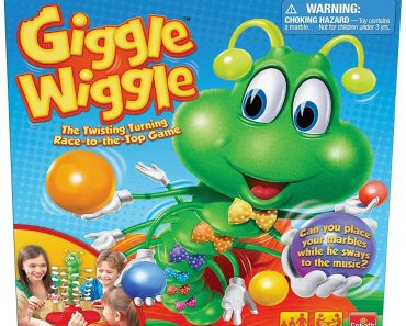 Goliath Giggle Wiggle – The Twisting Turning Race to Get Your Marbles to The Top Game – Only $12.17!