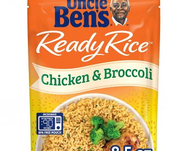 UNCLE BEN’S Ready Rice: Chicken Broccoli, 8.5 Ounce (Pack of 12) – Only $9.28!