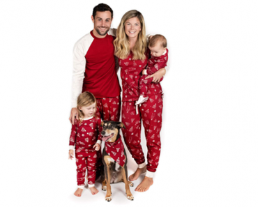 Burt’s Bees Family Jammies, Holiday Matching Pajamas – Priced from $9.09!