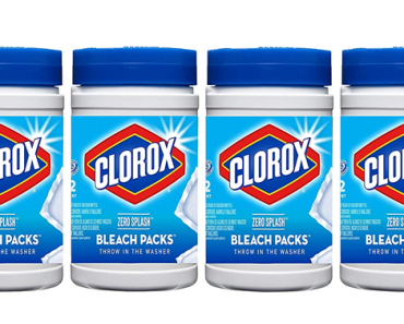 Clorox Zero Splash Bleach Packs, 4 Pack – Just $13.48!