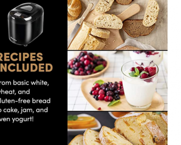 Elite Gourmet Maxi-Matic Programmable Bread Maker Machine Only $49.99 Shipped! (Reg. $75) Today Only Deal!