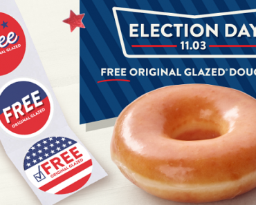 FREE Original Glazed Doughnut On Election Day!