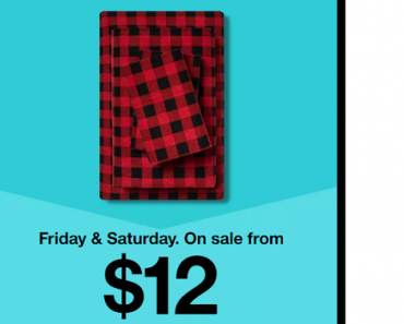 Wondershop Twin Flannel Sheets Only $12! Black Friday Price!