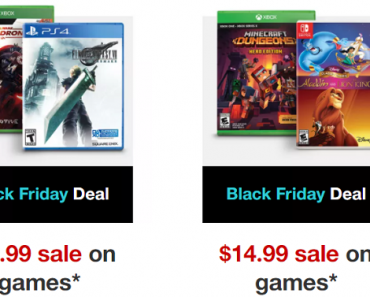 Black Friday Deal!! Target: Take up to 50% off on Video Games!