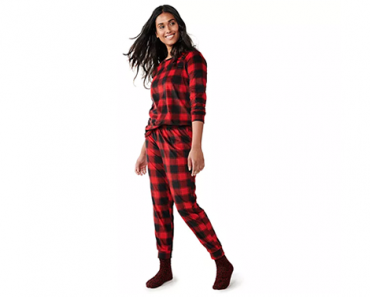 Women’s Sonoma Goods For Life Velour Long Sleeve Pajama Set – Just $22.39!